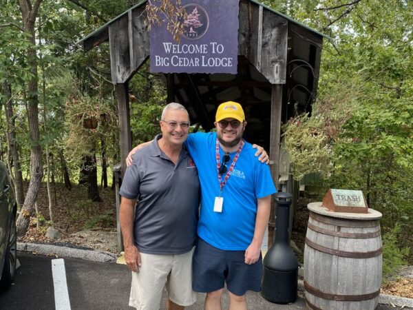 Tim Connell and his son Brendan, who now works at Big Cedar Lodge